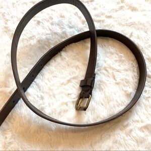Women’s thin brown belt